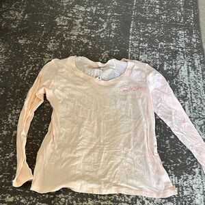Salt Life Light Pink women’s ' Long Sleeve Crewneck Top